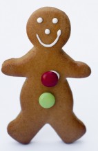 GINGERBREAD MEN PLAIN CHRISTEN'S 24 x 40gm W8010