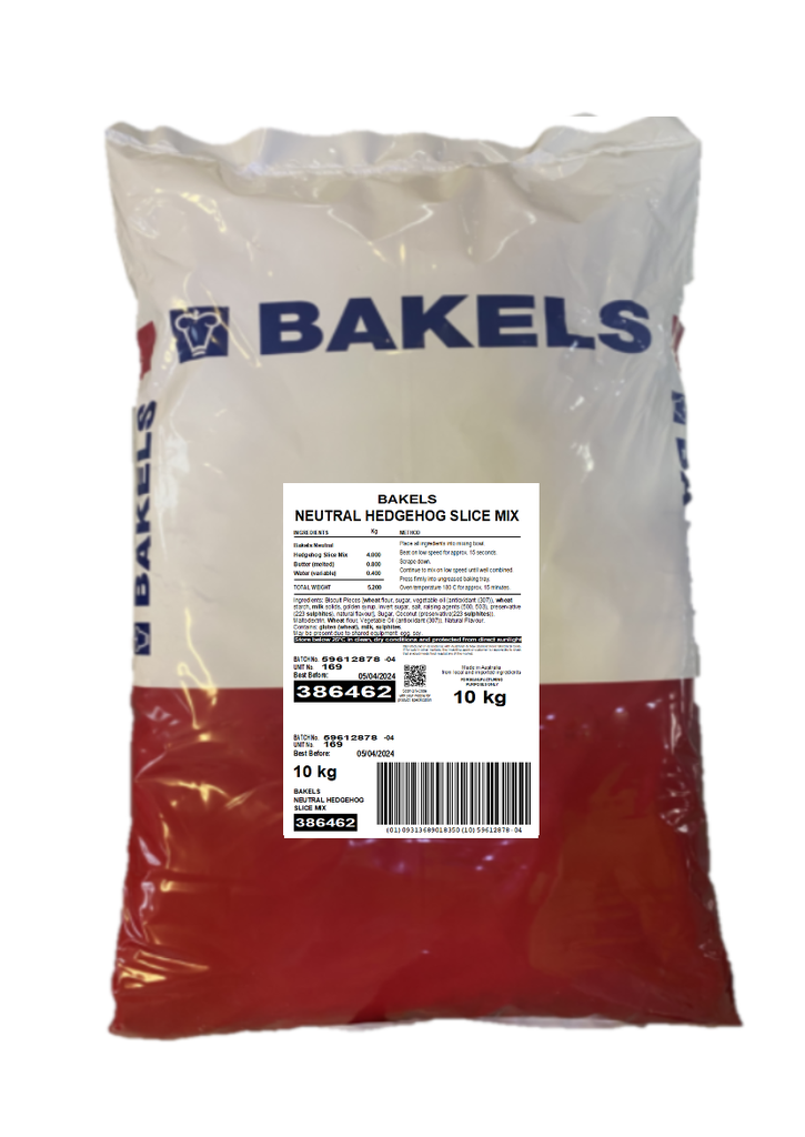 NEUTRAL HEDGEHOG SLICE MIX BAKELS 10KG 386462