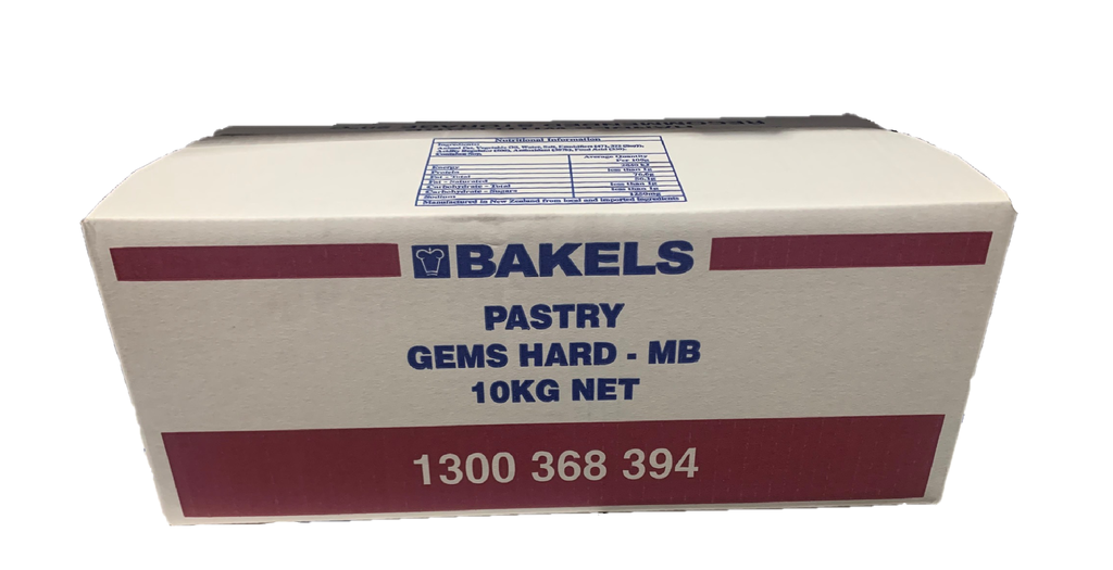 PASTRY GEMS HARD BAKELS 10KG 