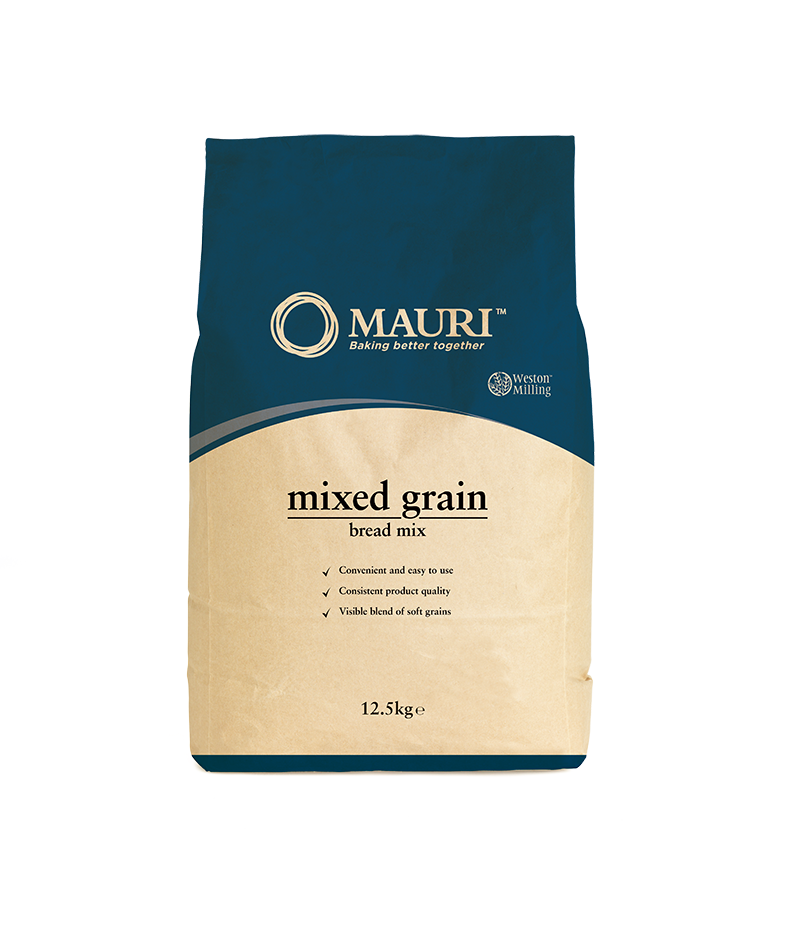 MIXED GRAIN BREAD MIX 12.5KG MAURI