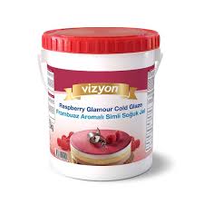 VIZYON RASPBERRY GLAM. COLD GLAZE 1KG