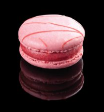 MACARONS RASPBERRY LA ROSE NOIRE 72 x 17gm CTN 