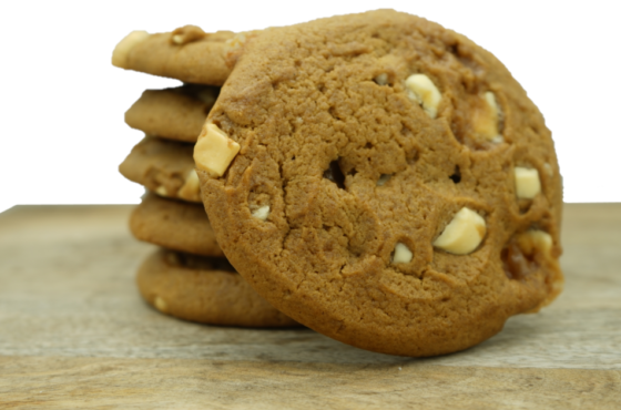 BISCUIT SALTED CARAMEL & WHITE CHOCOLATE BAKELS (70g) 12.5kg 631613