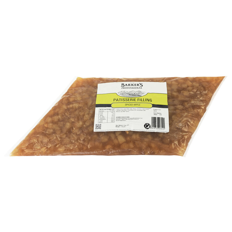 BARKERS SPICED APPLE FILLING CHUNKY 74710 4x1.25KG