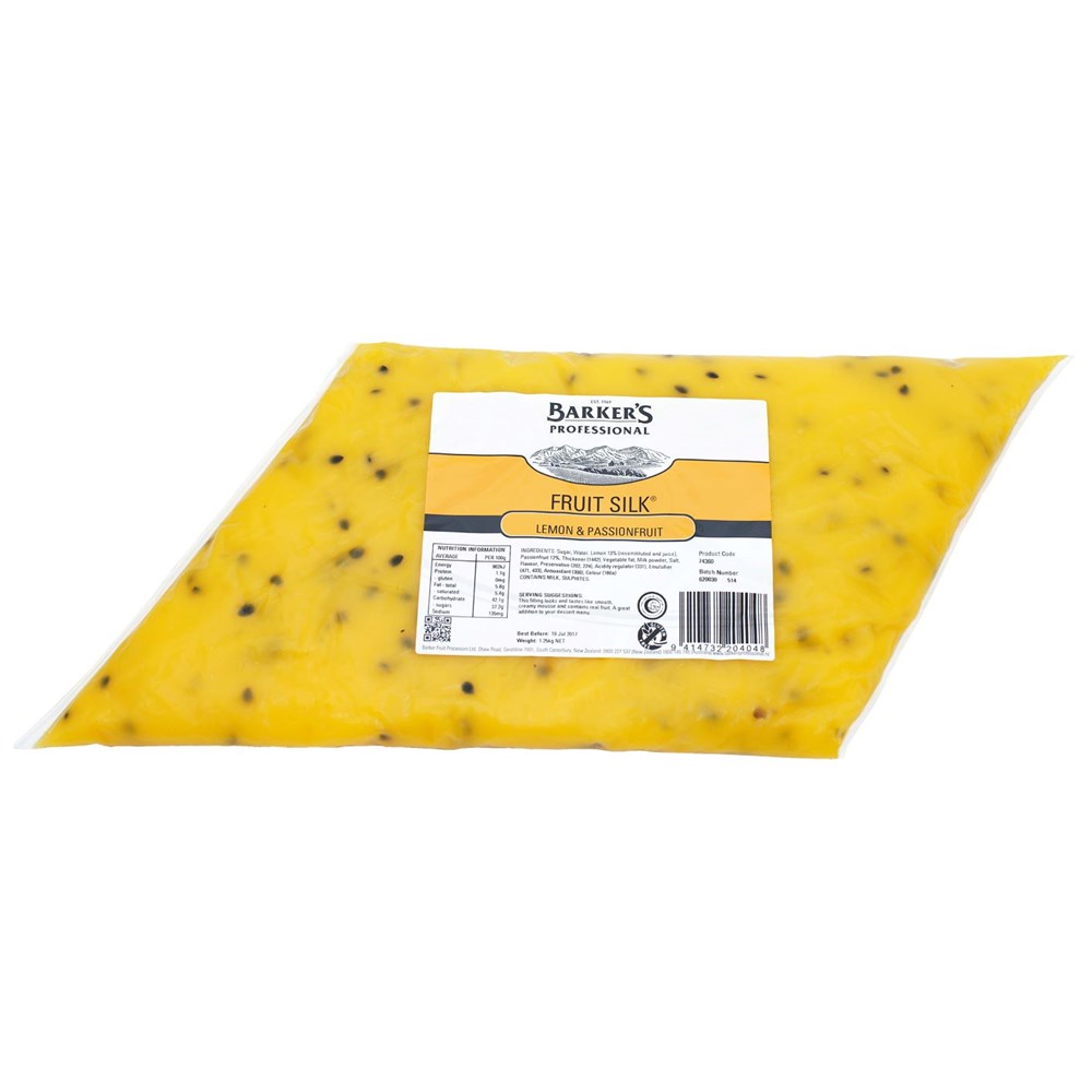 BARKERS LEMON&PASSIONFRUIT SILK 4x1.25KG