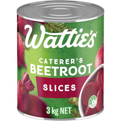 BEETROOT SLICED CARTON (3x3KG) WATTIE'S 12320