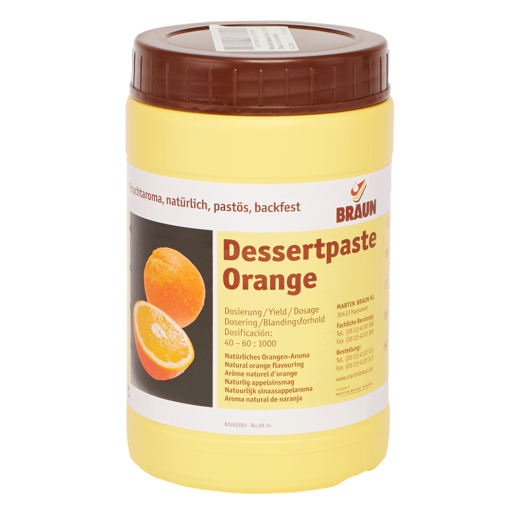 BRAUN DESSERT PASTE ORANGE 1KG