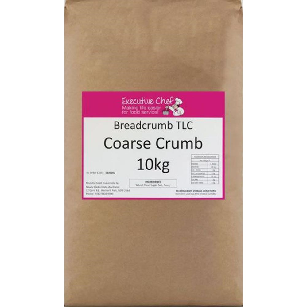 BREADCRUMBS TLC COARSE C&S 10KG BAG