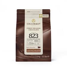 CHOCOLATE CALLEBAUT 823 MILK CALLETS 33.6% 2.5KG
