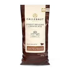 CALLEBAUT 823 MILK CALLETS 33.6% 10KG