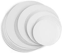 CAKE BASE ROUND 7" STD OSLO 100/PKT CB-RF7