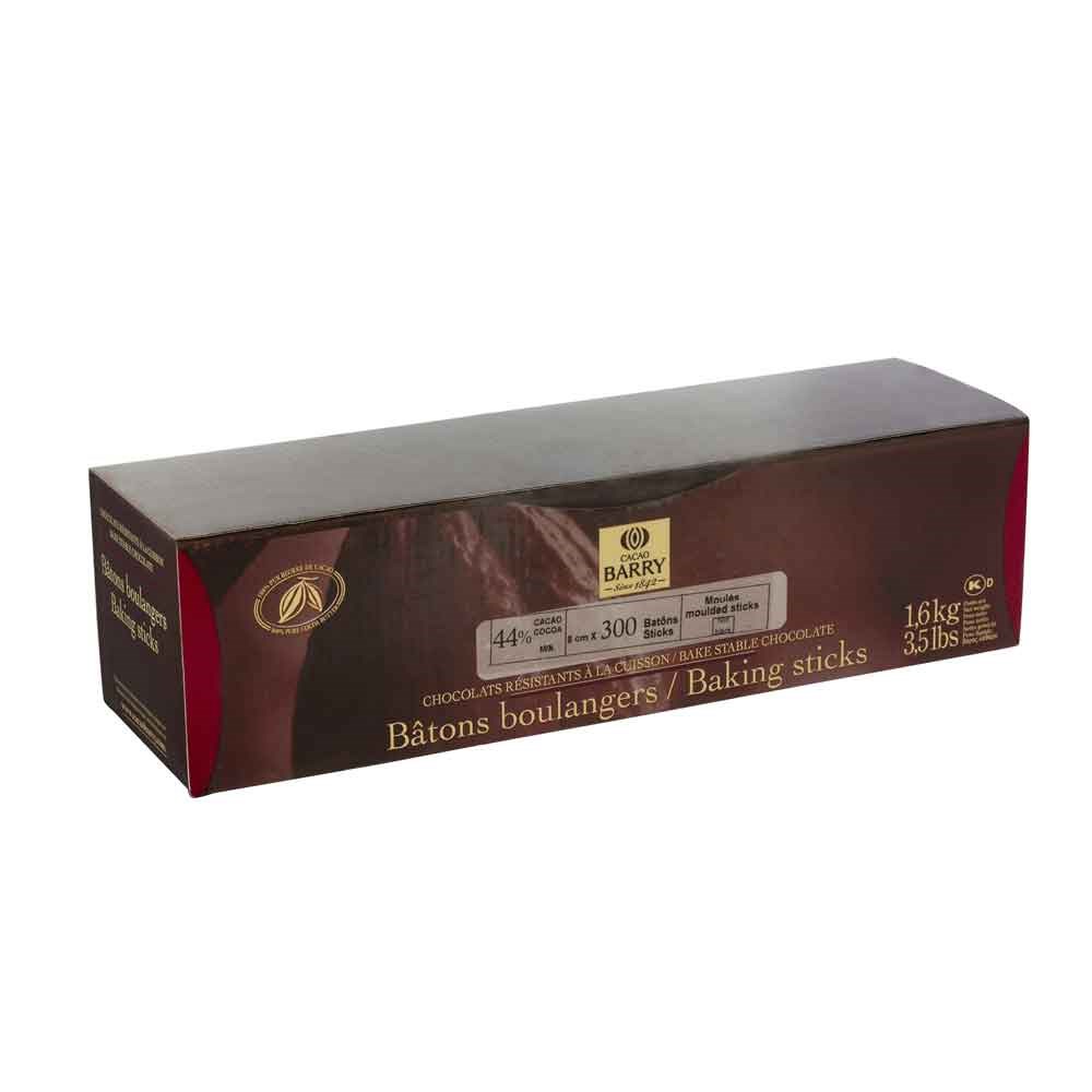 CHOC BATONS/BAKING STICKS 44% 1.6KG COCOA BARRY