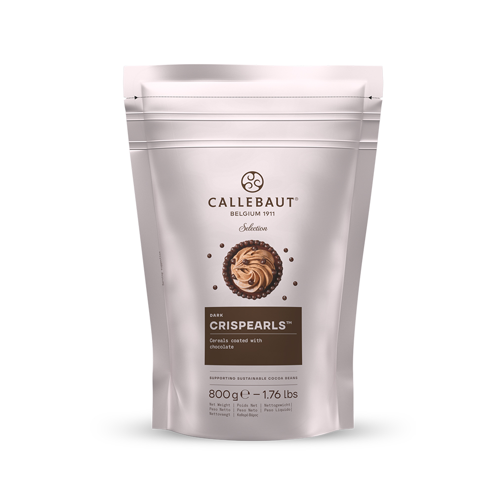 DARK CHOCOLATE CRISPEARLS 800G CALLEBAUT