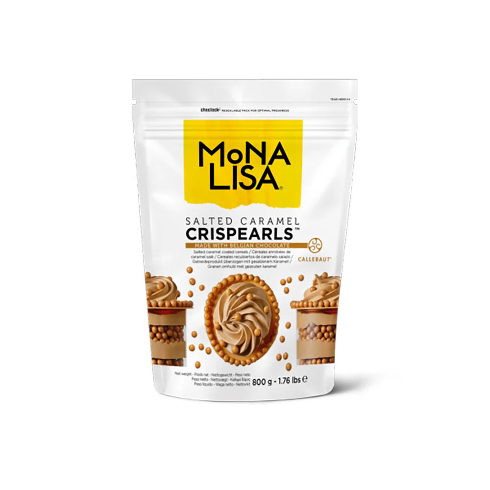 CRISPY SALTED CARAMEL PEARLS 800GM MONA LISA