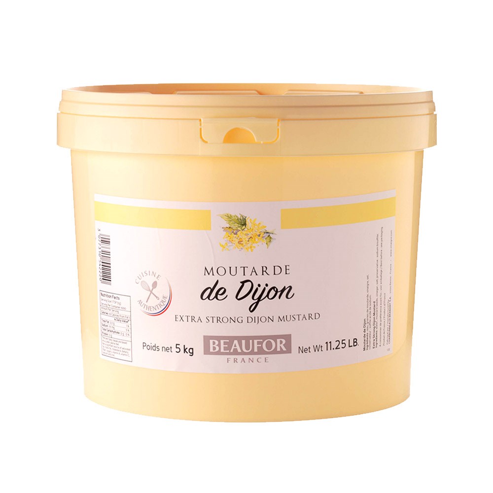 BEAUFOR FRANCE DIJON MUSTARD 5KG TUB