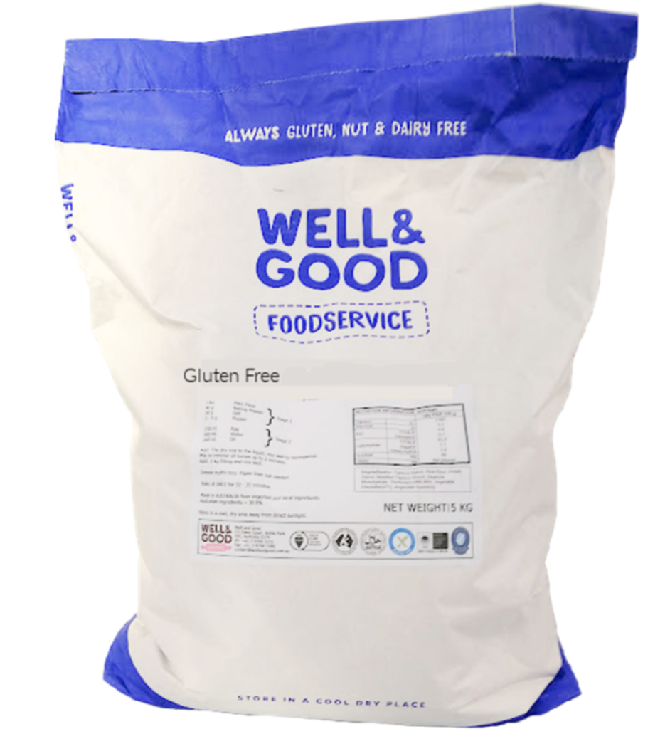 DONUT MIX CAKE GLUTEN FREE WELL & GOOD 15kg
