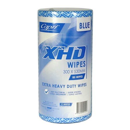 CLOTH WIPES BLUE CAPRI 300x530mm C-W10900