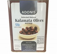 ADONIS KALAMATA OLIVES PITTED 10KG D.W