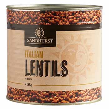 LENTILS BROWN in BRINE (6 x 2.5KG)CTN