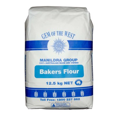 BAKERS FLOUR MANILDRA 12.5KG BAG