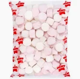 MARSHMALLOWS WHITE AND PINK 6X1KG PASCALL