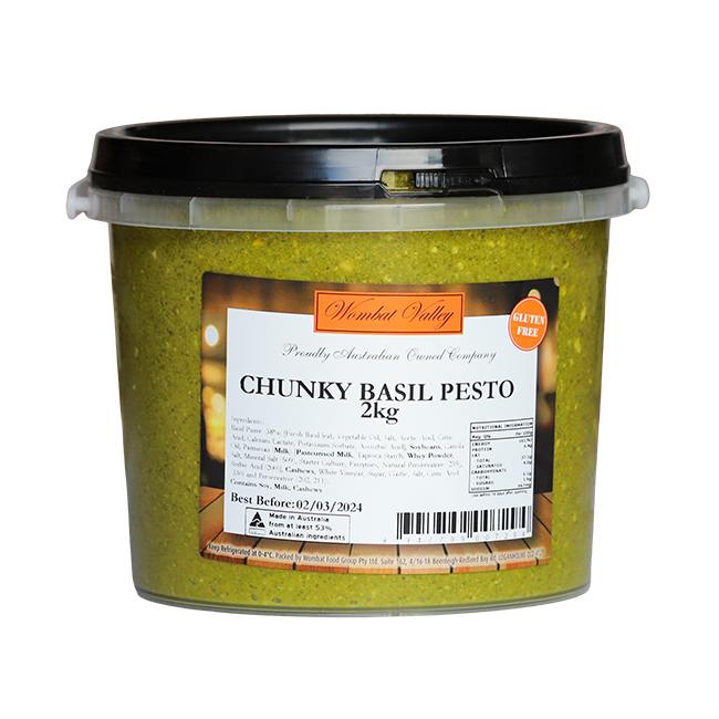 CHUNKY BASIL PESTO  2KG