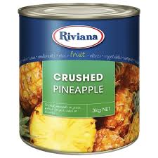 PINEAPPLE CRUSHED RIVIANA (3x3KG) 2424001