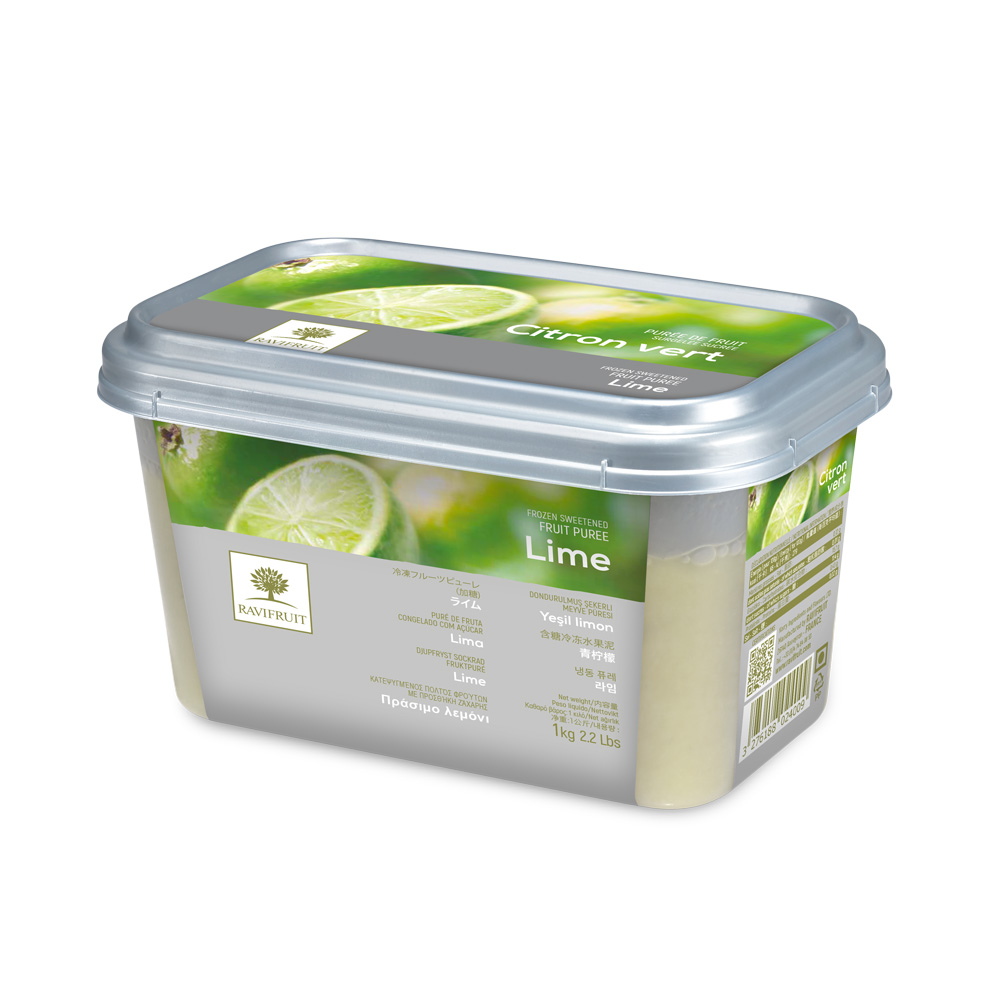 GREEN APPLE PUREE FRZ 1KG RAVIFRUIT