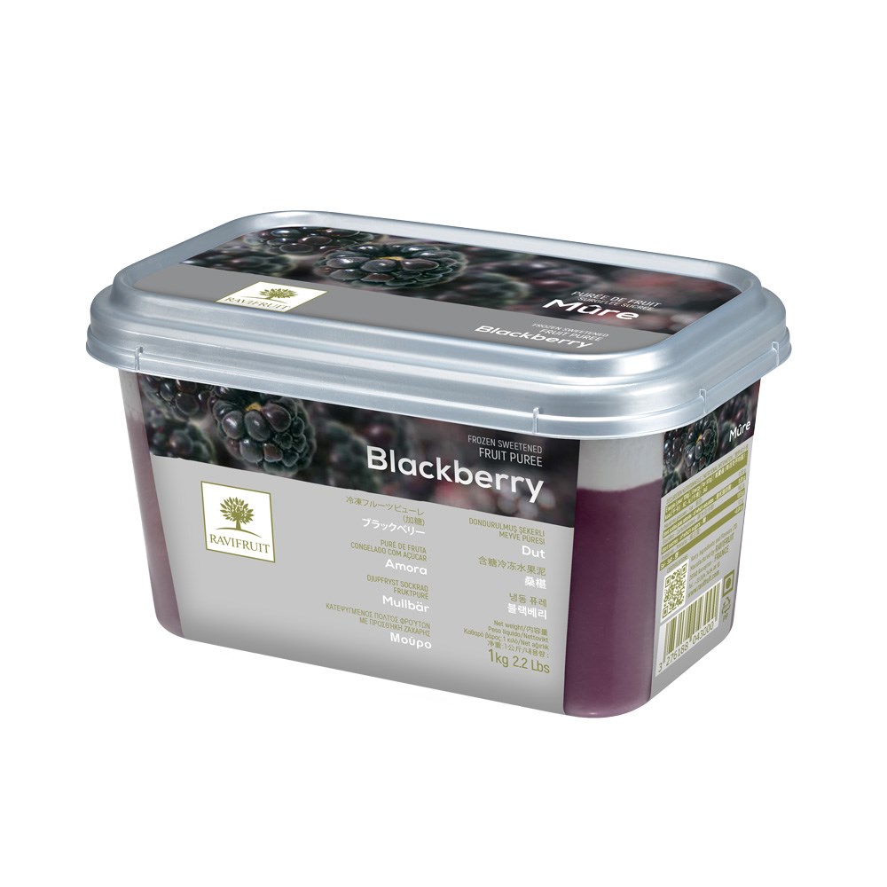 BLACKBERRY PUREE FRZ 1KG RAVIFRUIT/ BOIRON