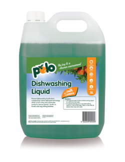 DISHWASHING LIQUID WITH LEMON 5L POLO CITRUS