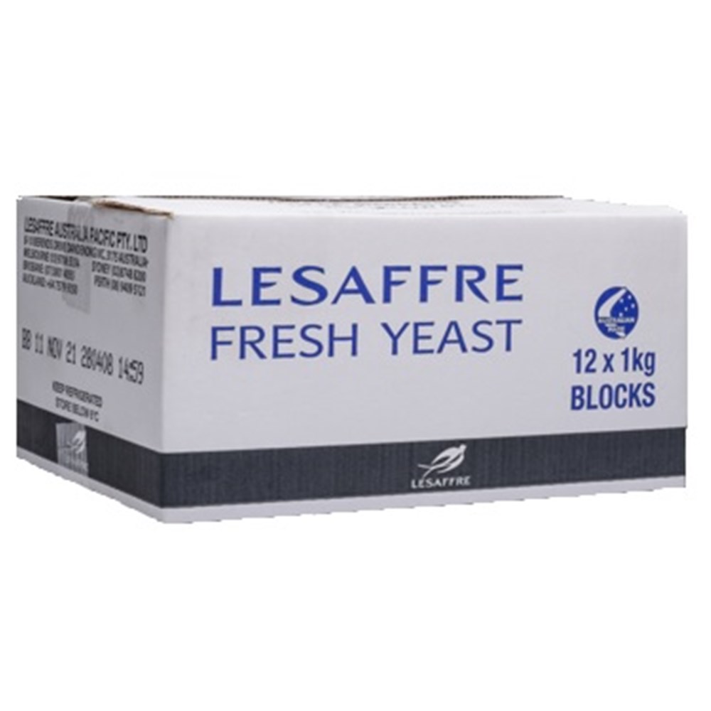 FRESH YEAST 12x1KG CHILLED LESAFFRE 