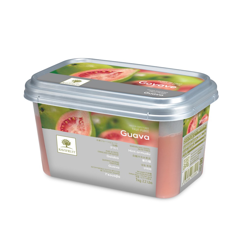 GUAVA PUREE FRZ 1KG RAVIFRUIT