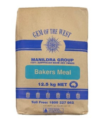 [MANWML] BAKERS MEAL (WHOLEMEAL) FLOUR 12.5KG MANILDRA