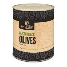 [OLIVES] OLIVES BLACK SLICED 3KG