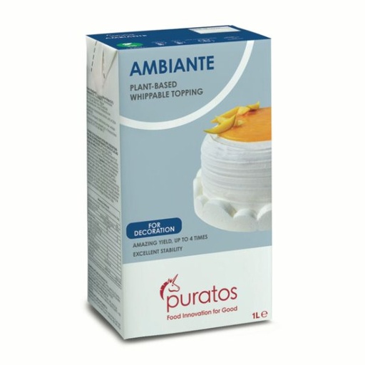 [PURAMBIENT] AMBIANTE TOPPING WHITE 12 X1L PURATOS