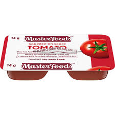 [SCETSQ] SAUCE TOMATO SQUEEZE ON MASTERFOODS 14g x300  157787