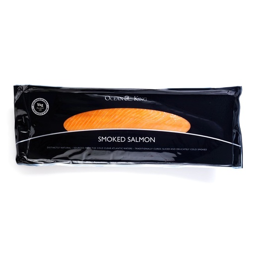 [SSOCEAN] SALMON SMOKED SLICED OCEAN KING 1KG
