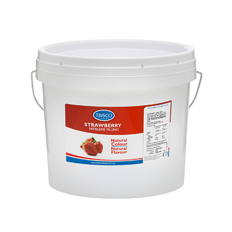 [TRISSTR11] TRISCO STRAWBERRY PATISSERIE FILLING 11KG