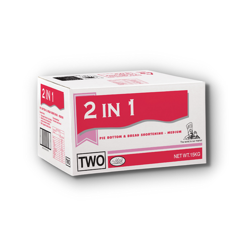 [TWOINONEM] 2 IN 1 PIE & BREAD SHORTENING MEDIUM 15KG TWO