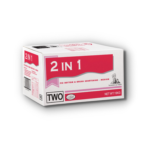 [TWOINONEM] 2 IN 1 PIE&BREAD SHORTENING MED 15KG TWO