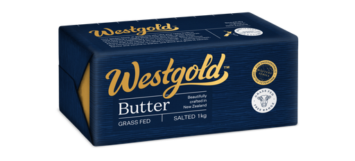 [BUTTSALT1KG] BUTTER SALTED WESTGOLD NZ 10 x 1kg CTN