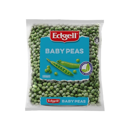 [BPE1.5] BABY PEAS FROZEN EDGELL (6x1.5KG)13661 