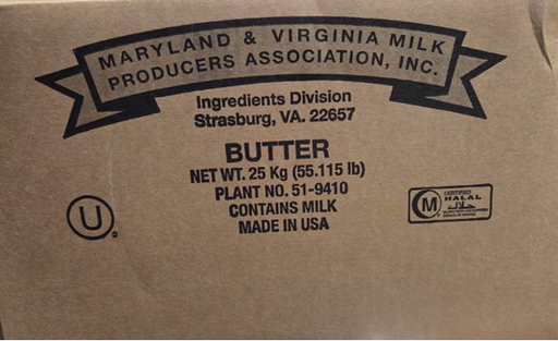 [BUTMDVA25] BUTTER UNSALTED US - MDVA 25KG