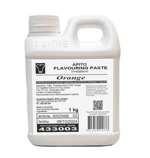 [BAK433003] ORANGE PASTE BAKELS APITO 1KG