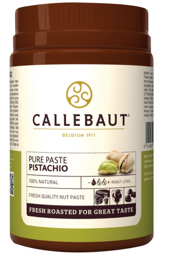 [PISTACHIOCAL] PISTACHIO PASTE PURE CALLEBAUT BELGIUM 1KG