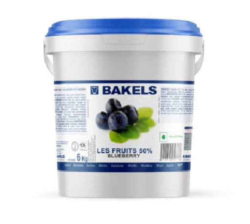 [BAKBLUE6] BAKELS BLUEBERRY FILLING FRUITS 50% 6KG