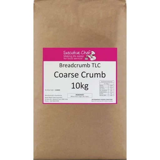 [BRCRC] BREADCRUMBS TLC COARSE C&S 10KG BAG