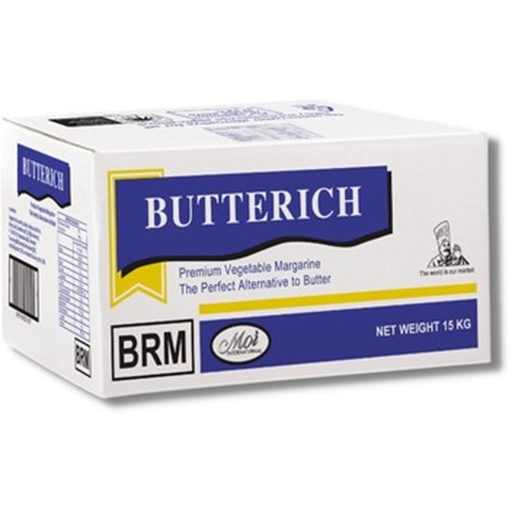 [BUTTERRICH] BUTTER RICH PREMIUM VEG MARGARINE 15KG BRM