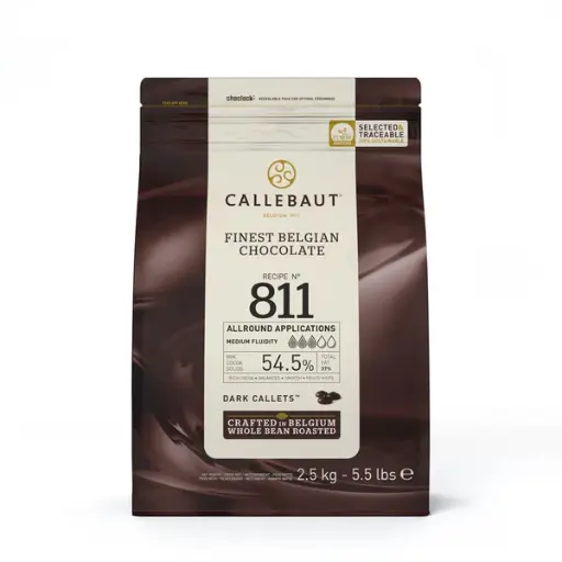 [CALLDARK] CALLEBAUT 811 DARK CALLETS 54.5% 2.5KG