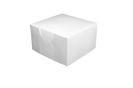 [CBMB664] CAKE BOX 6X6X4" 100/CTN MILK BOARD